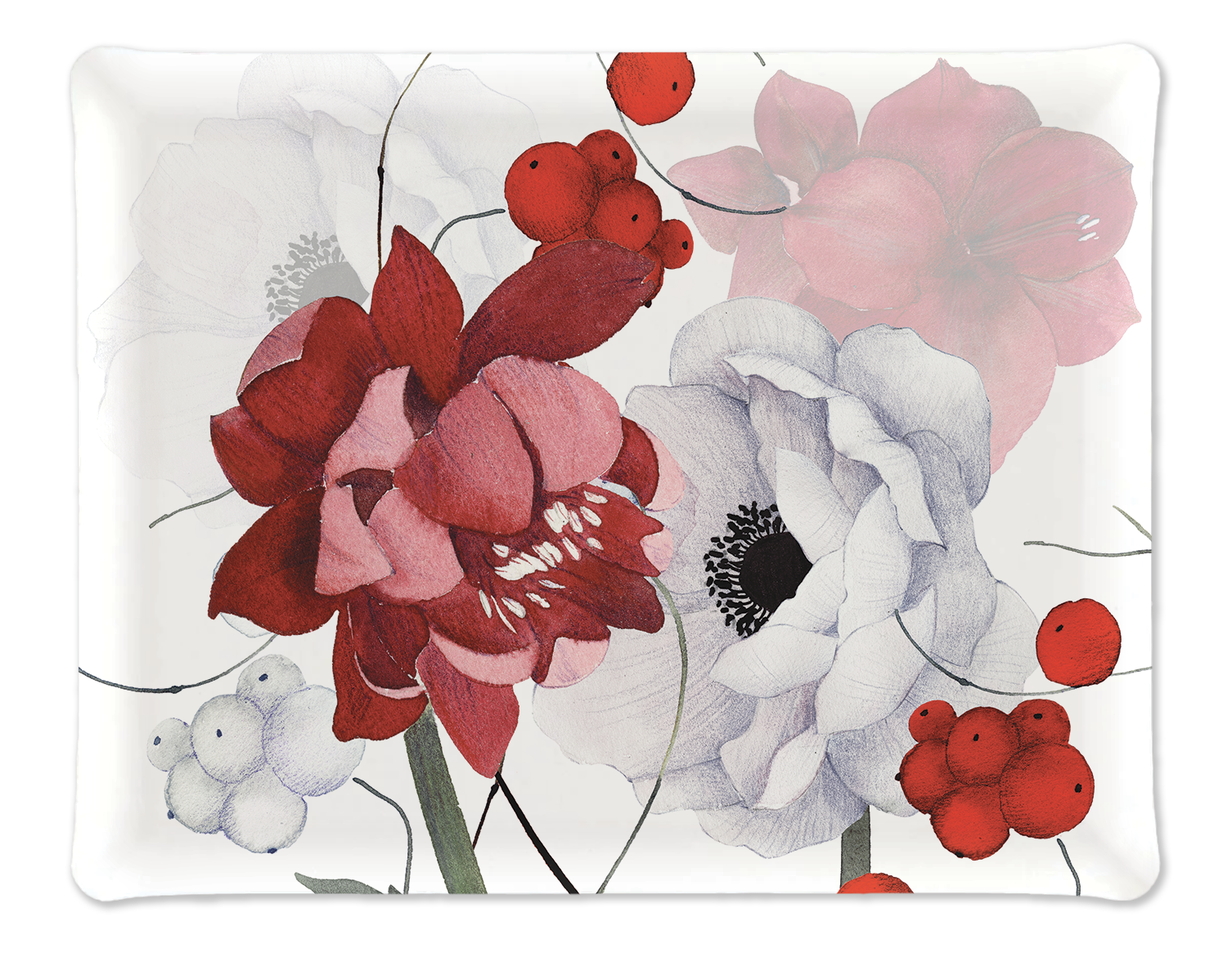 Tray «Anemoni», 100% Made in Italy - The Napking