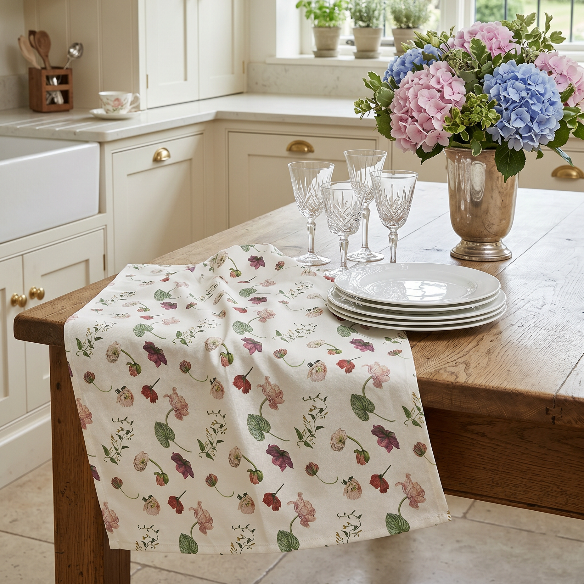 Artable Kitchen Towel Cotton Satin