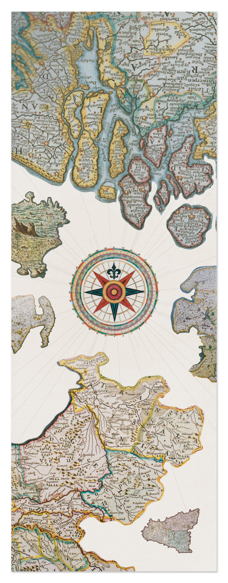 Chemin de table en lin «Atlas» 100% Made in Italy The Napking