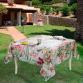Satin Mantels «Blooming» 100% Made in Italy The Napking