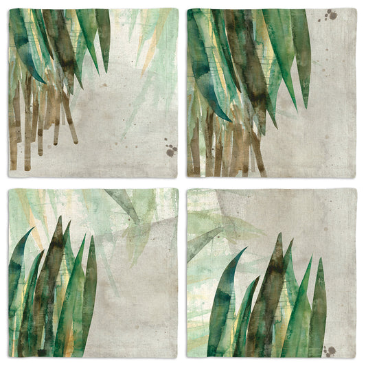 Set of 4 Napkins «Bamboo» 100% Made in Italy