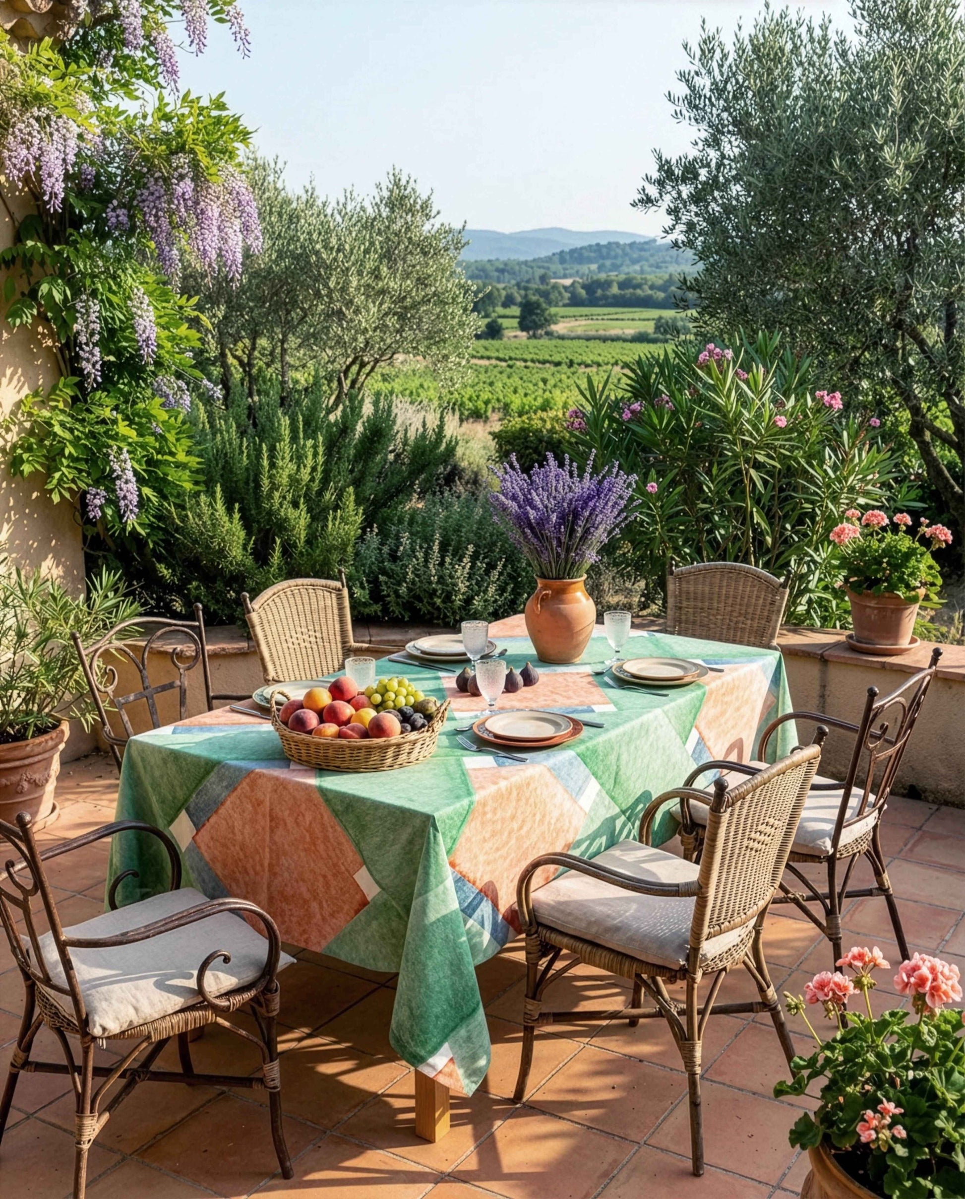 Premium Linen Tablecloth Baskets 100% Made in Italy