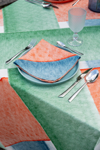 Set aus 4 Servietten Premium-Leinen Basket