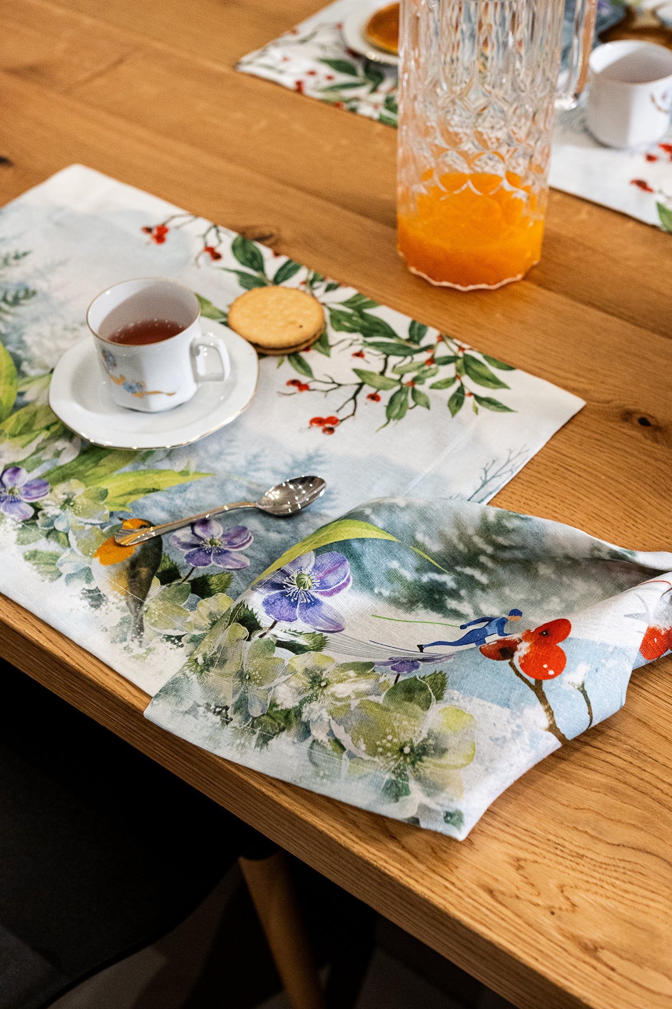 Set Of 4 Napkins «Beaumont» 100% Made in Italy - The Napking