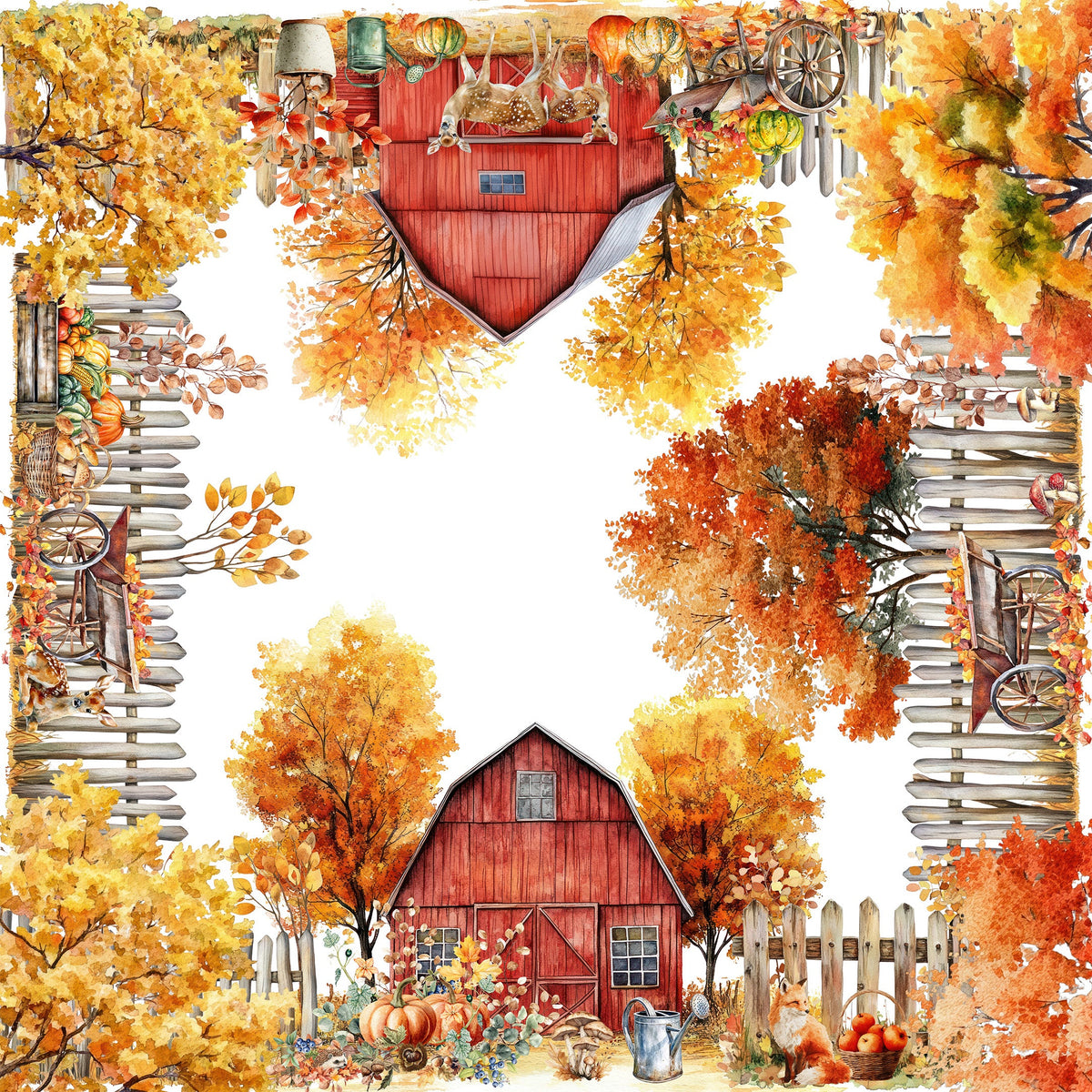 Betulla Pure Linen tablecloth with birch-inspired print, view 8