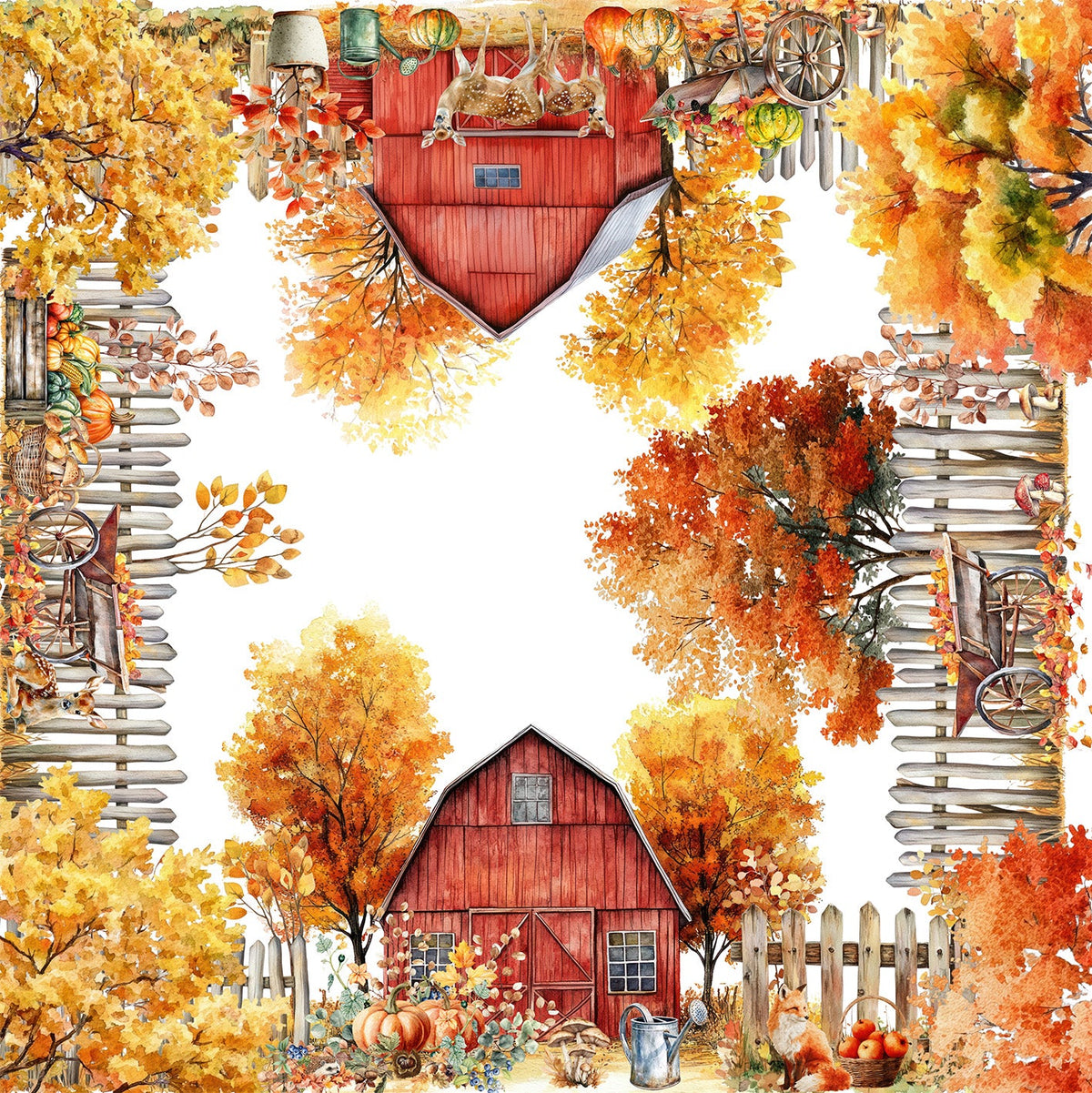 Betulla Pure Linen tablecloth with birch-inspired print, view 6