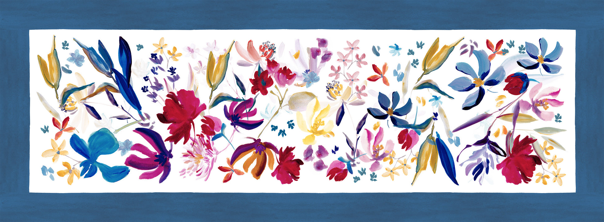 Bloom Art Premium Linen Runner