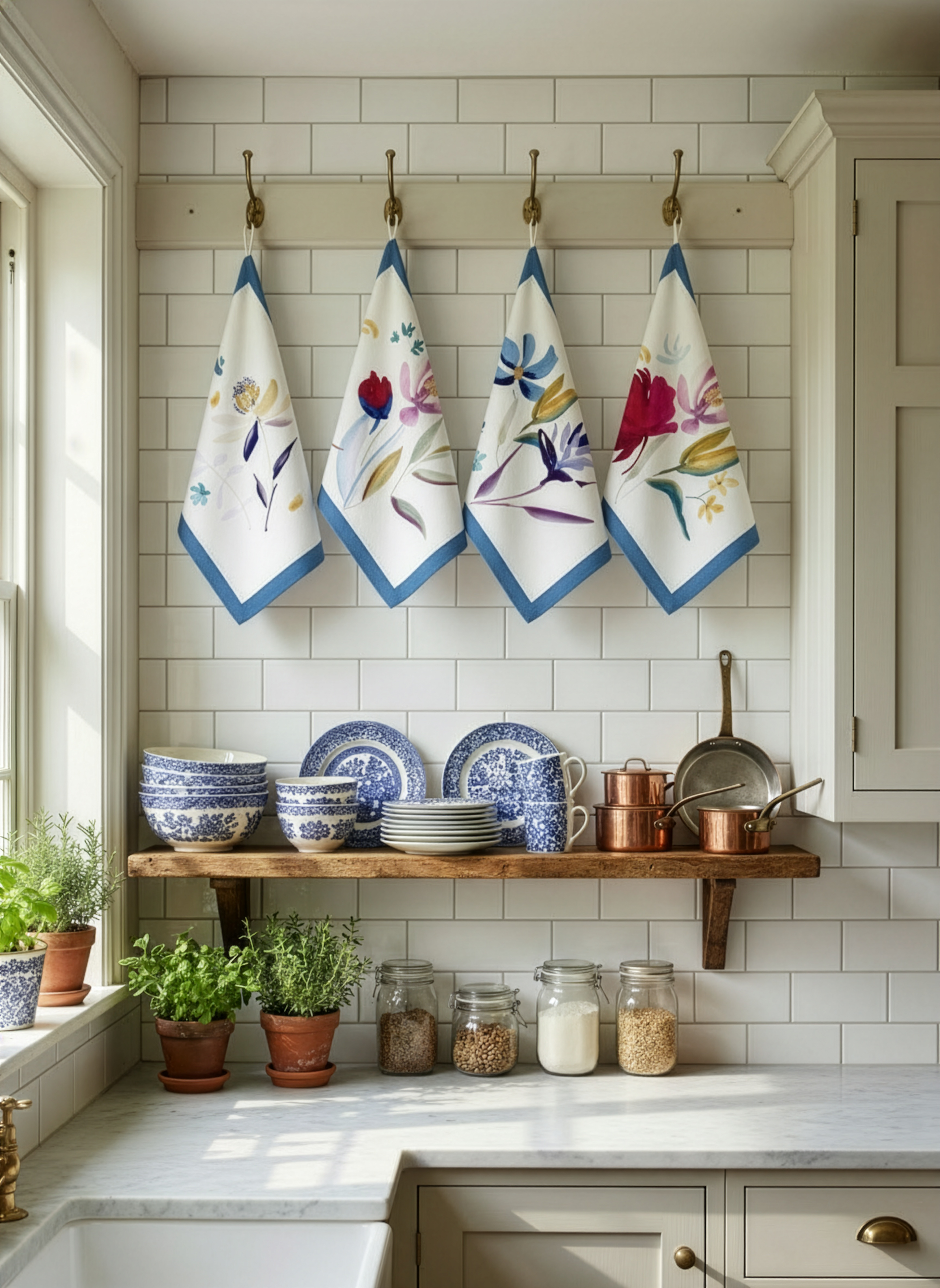 Bloom Art Set Of 4 Napkins Premium Linen