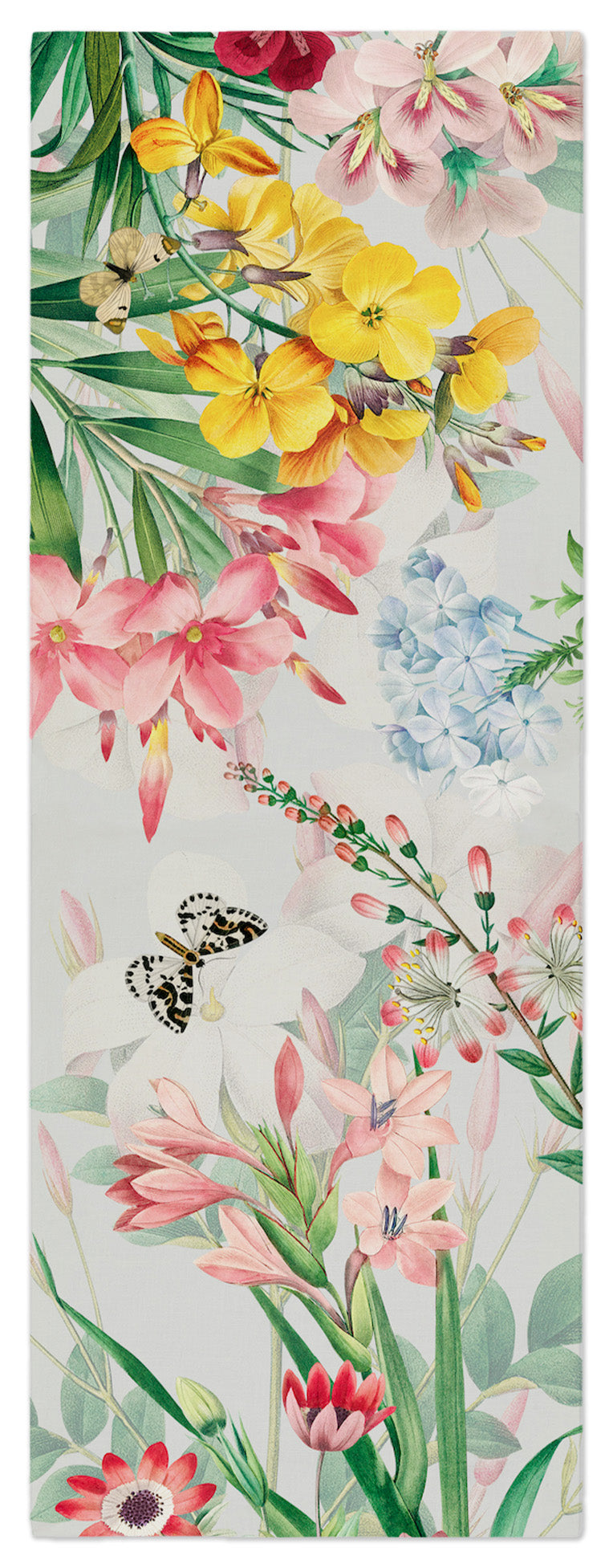 Tischläufer aus Baumwollsatin «Blooming» 100% Made in Italy The Napking