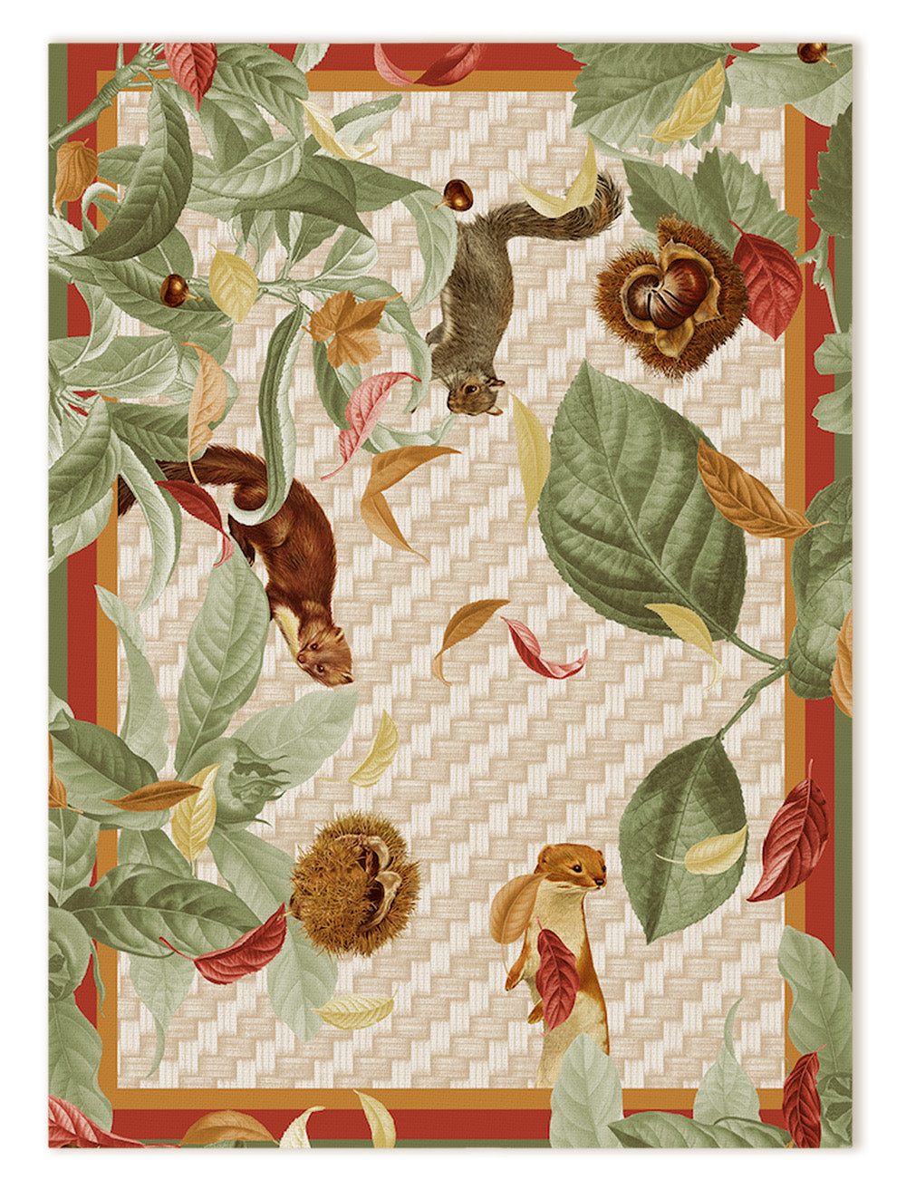 Kitchen Towels «Bosco», 100% Made in Italy The Napking