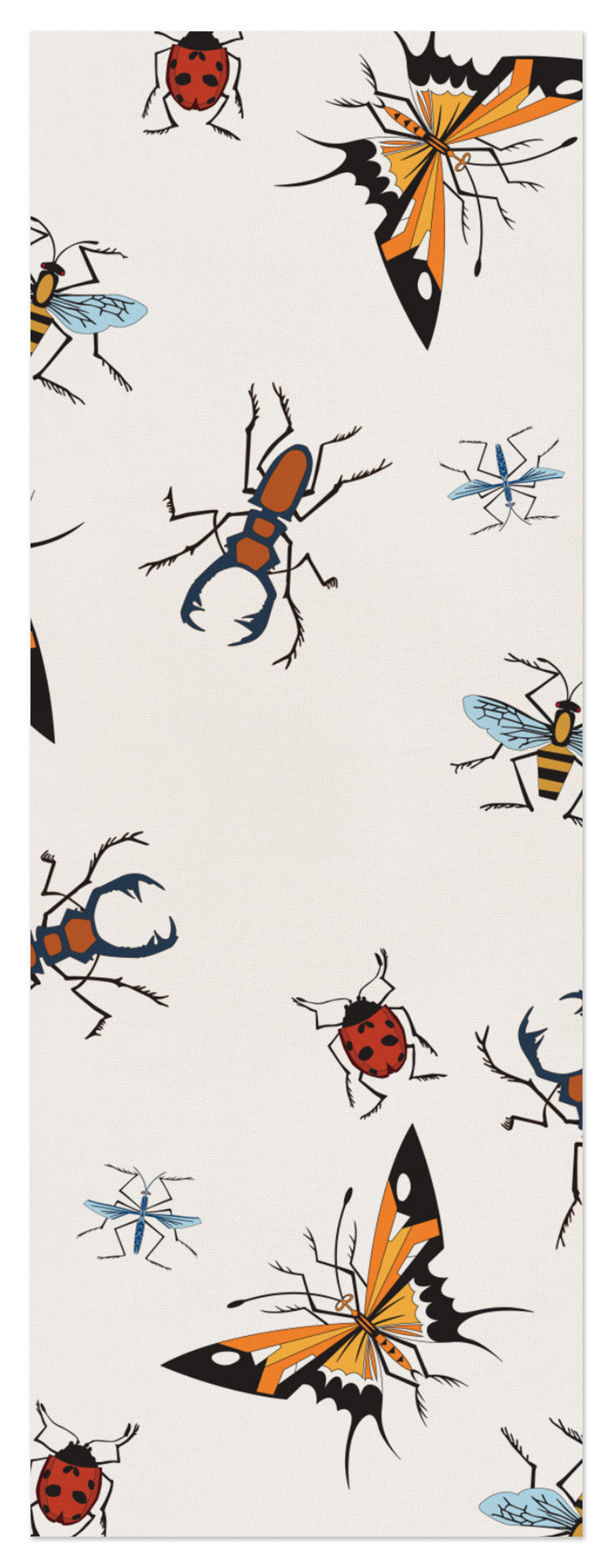 Leinen-Tischläufer Bugs von Thomas Fuchs 100% Made in Italy The Napking