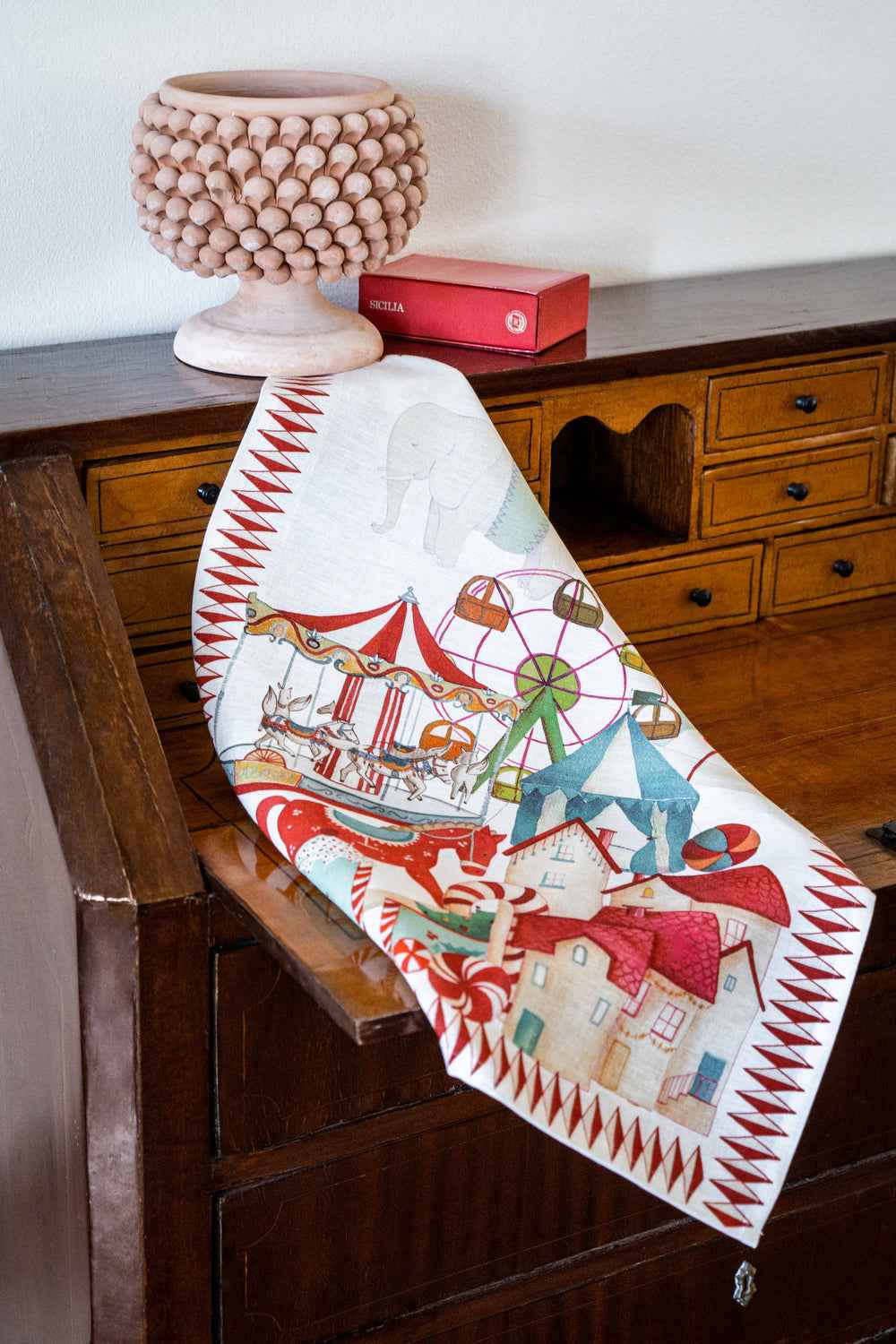 Kitchen Towels Circus 100% Made in Italy