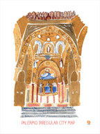 Küchentücher Cappella Palatina/the Palatine Chapel 100% Made in Italy The Napking