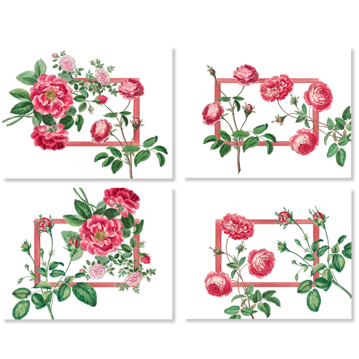 Cecile Set de 4 manteles individuales Premium quality lino