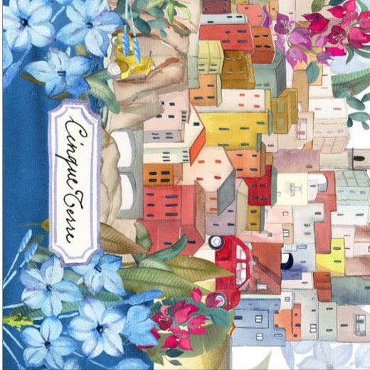 Table runner «Cinque terre» 100% Made in Italy