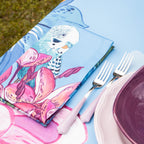 Set de 4 Servilletas «Cocorite» 100% Made in Italy The Napking