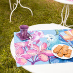 Set de 4 sets de table «Cocorite» satin de coton 100% Made in Italy The Napking