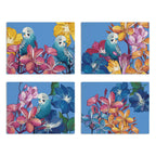 Set de 4 sets de table «Cocorite» satin de coton 100% Made in Italy The Napking