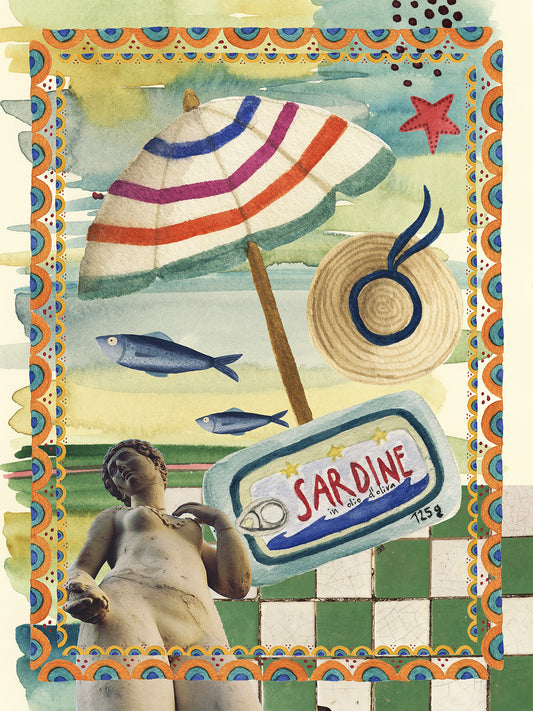 Kitchen Towels «Collage» 100% Made in Italy