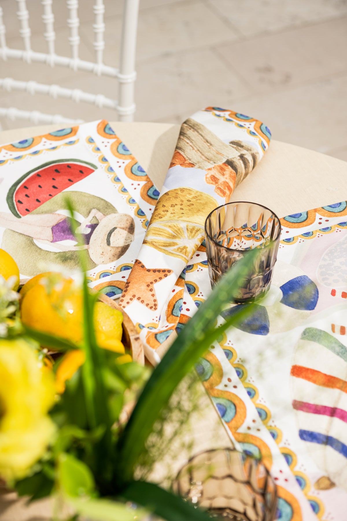 Paño de cocinas «Collage» 100% Made in Italy - The Napking