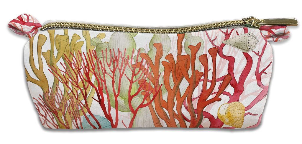 Velvet Case «Corals»,100% Made in Italy - The Napking