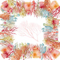 Premium Linen Tablecloth «Corals» 100% Made in Italy - The Napking