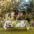 Linen Tablecloth «Crocodile» 100% Made in Italy The Napking