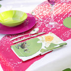 Linen Tablecloth «Crocodile» 100% Made in Italy The Napking