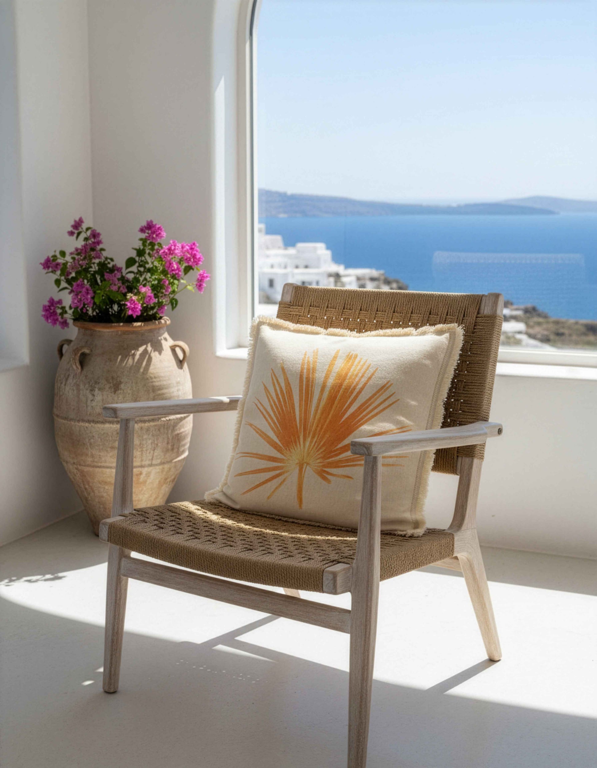 Cushion Palma nana ocre