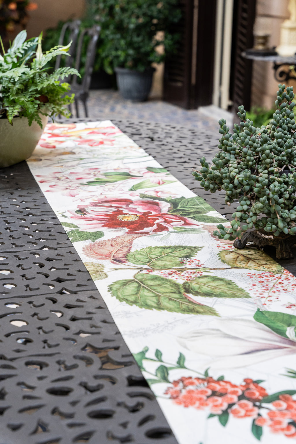 Camino de mesa de lino Pure Dafne 100% Made in Italy