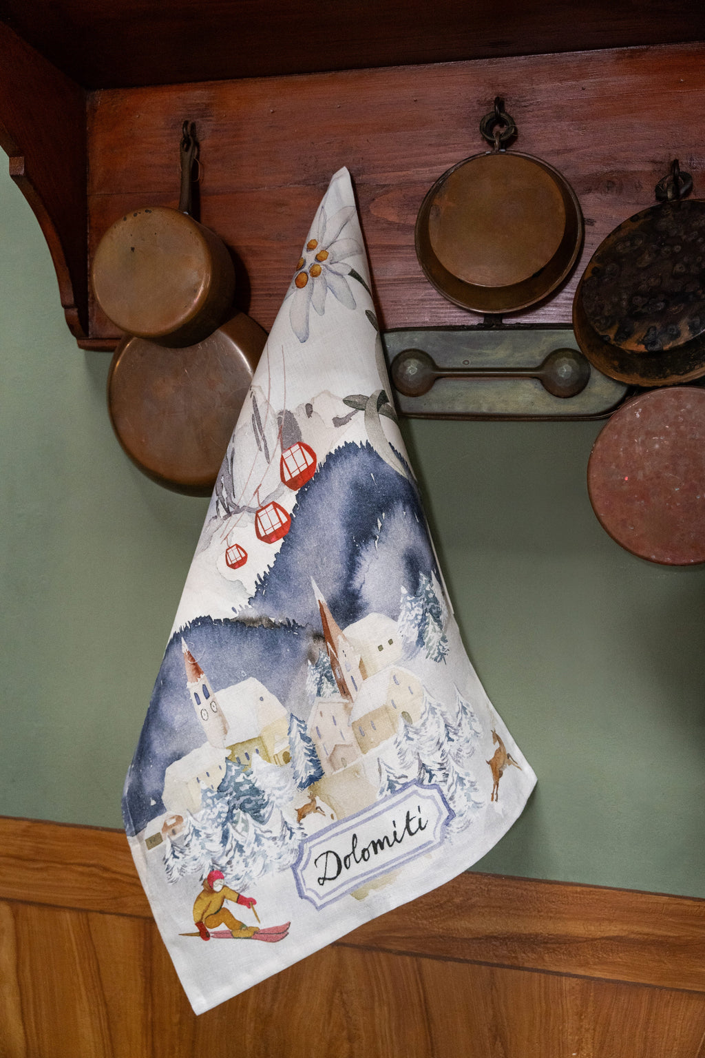 Kitchen Towels Dolomiti 100% Made in Italy - The Napking