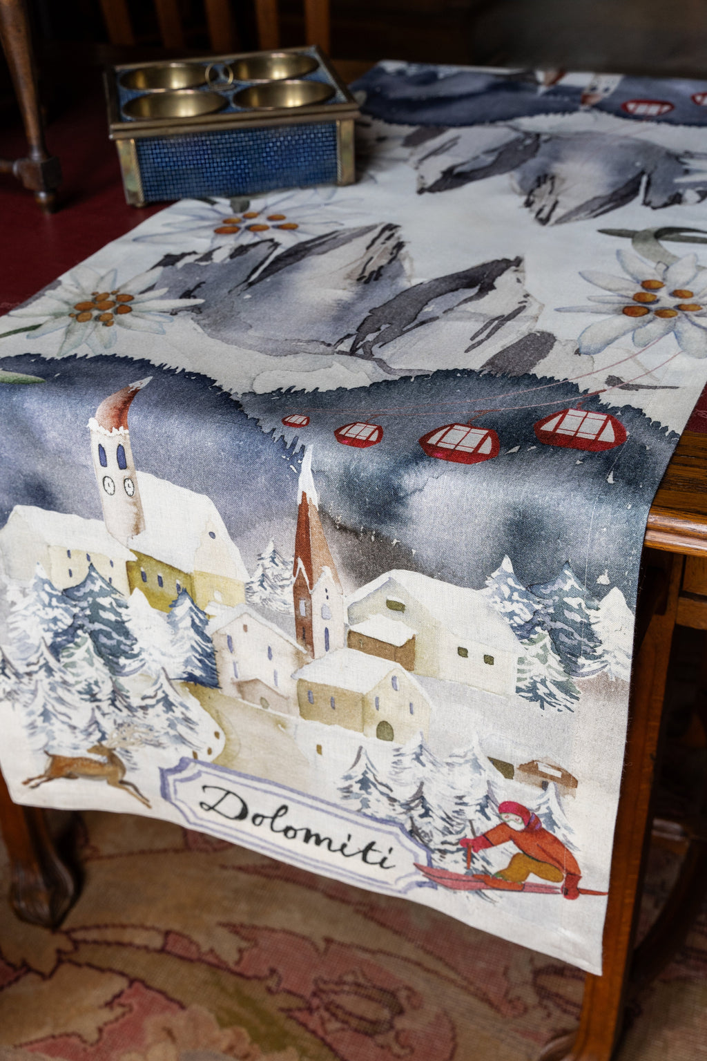 Pure Linen Runner Dolomiti 100% Made in Italy - The Napking