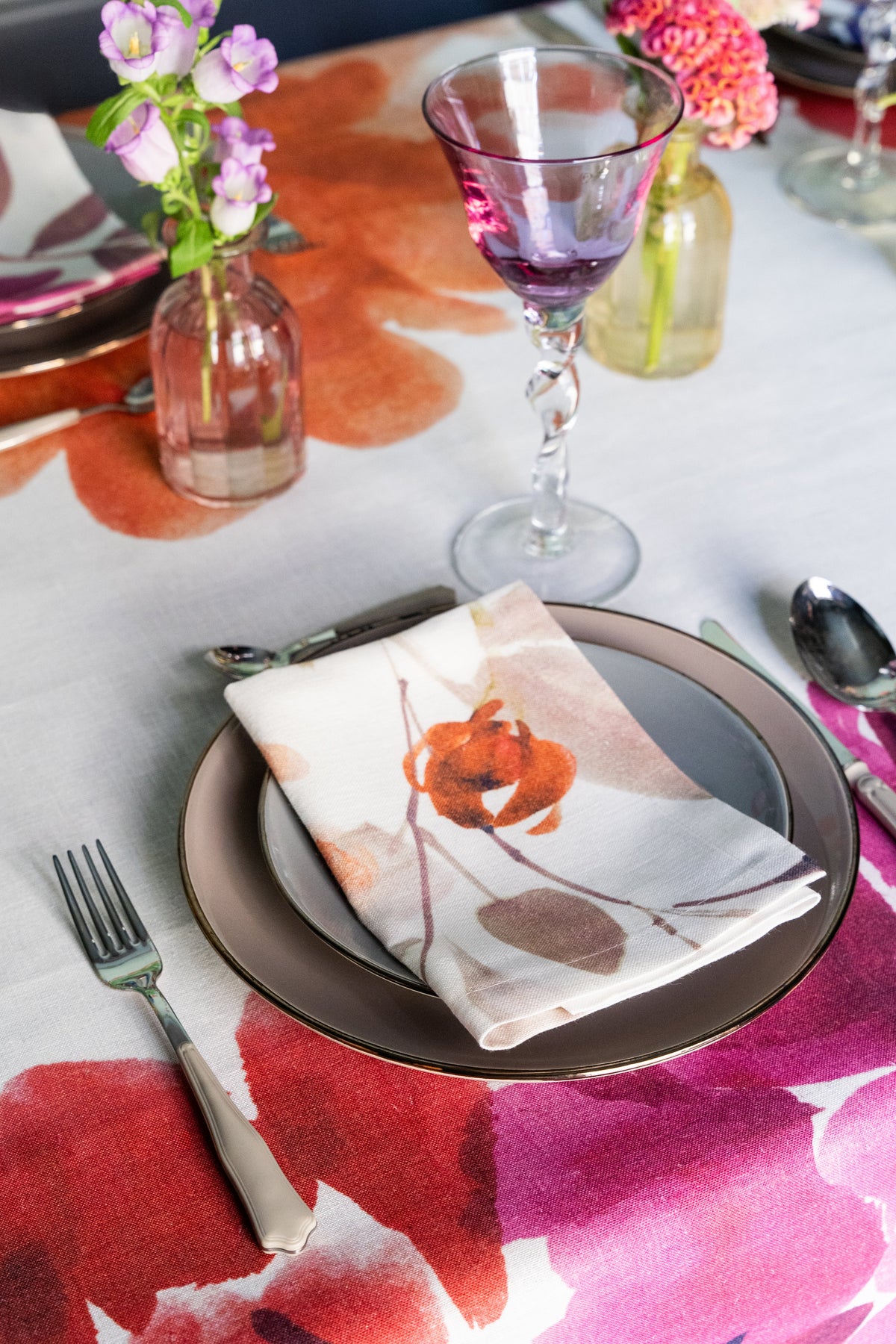 Set de 4 serviettes Hanami 100% Made in Italy The Napking