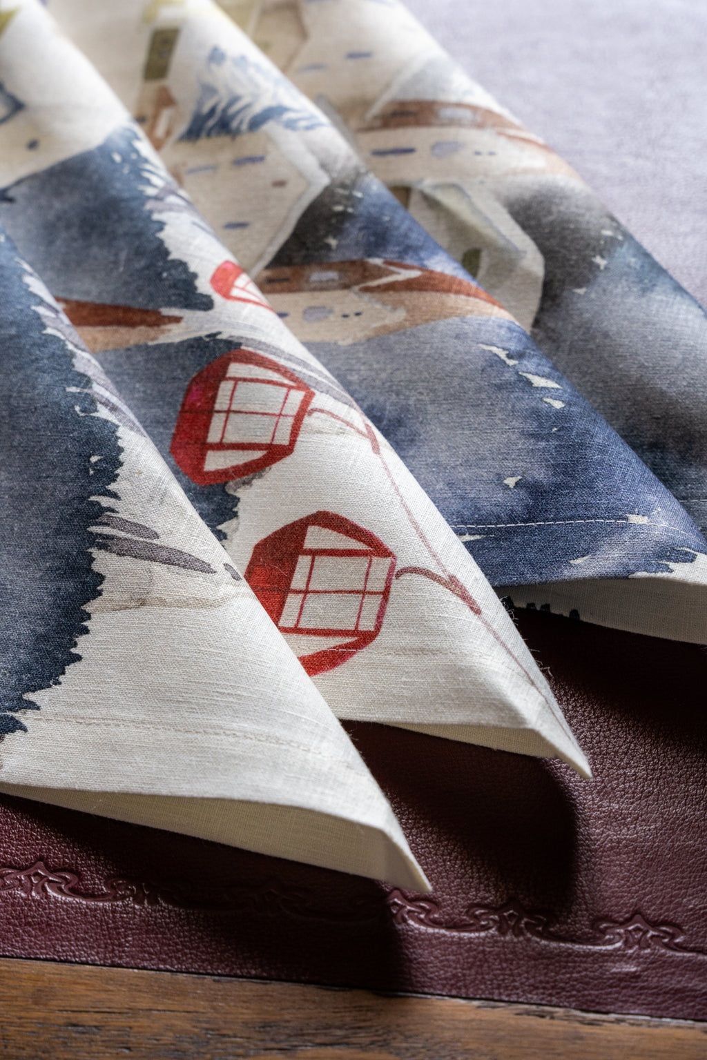 Set Of 4 Napkins Dolomiti 100% Made in Italy - The Napking