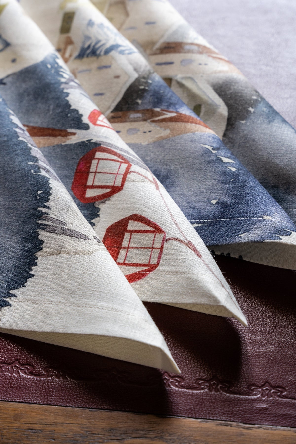 Set de 4 serviettes Dolomiti 100% Made in Italy The Napking