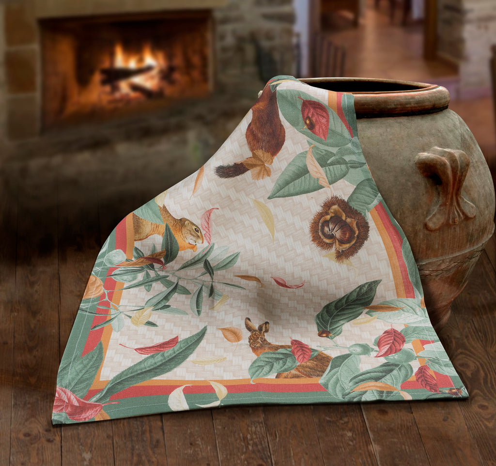 Kitchen Towels «Bosco», 100% Made in Italy The Napking
