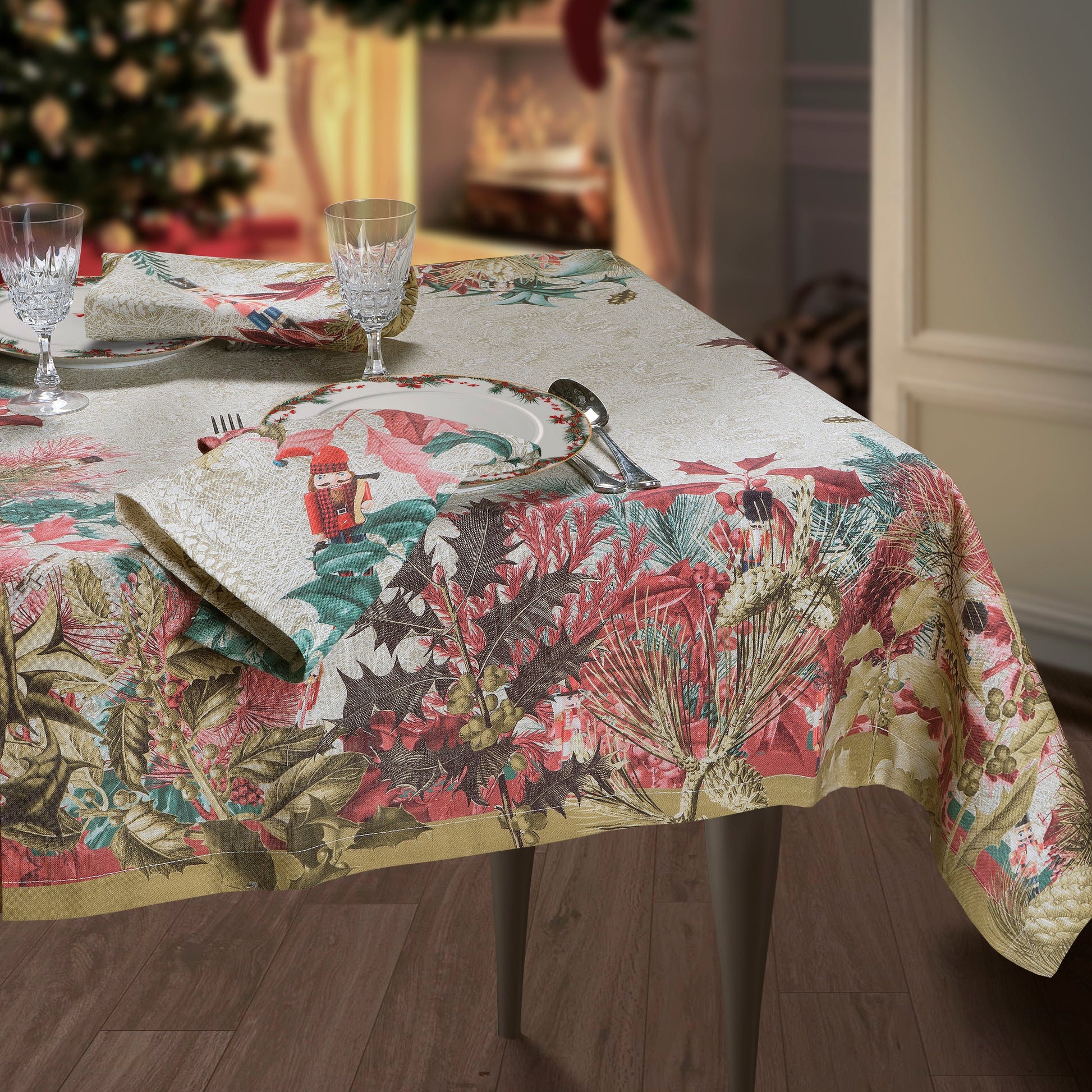 Linen Tablecloths «Schiaccianoci» 100% Made in Italy - The Napking