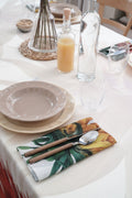 Linen Tablecloth «Fritillaria» - 100% Made in Italy The Napking