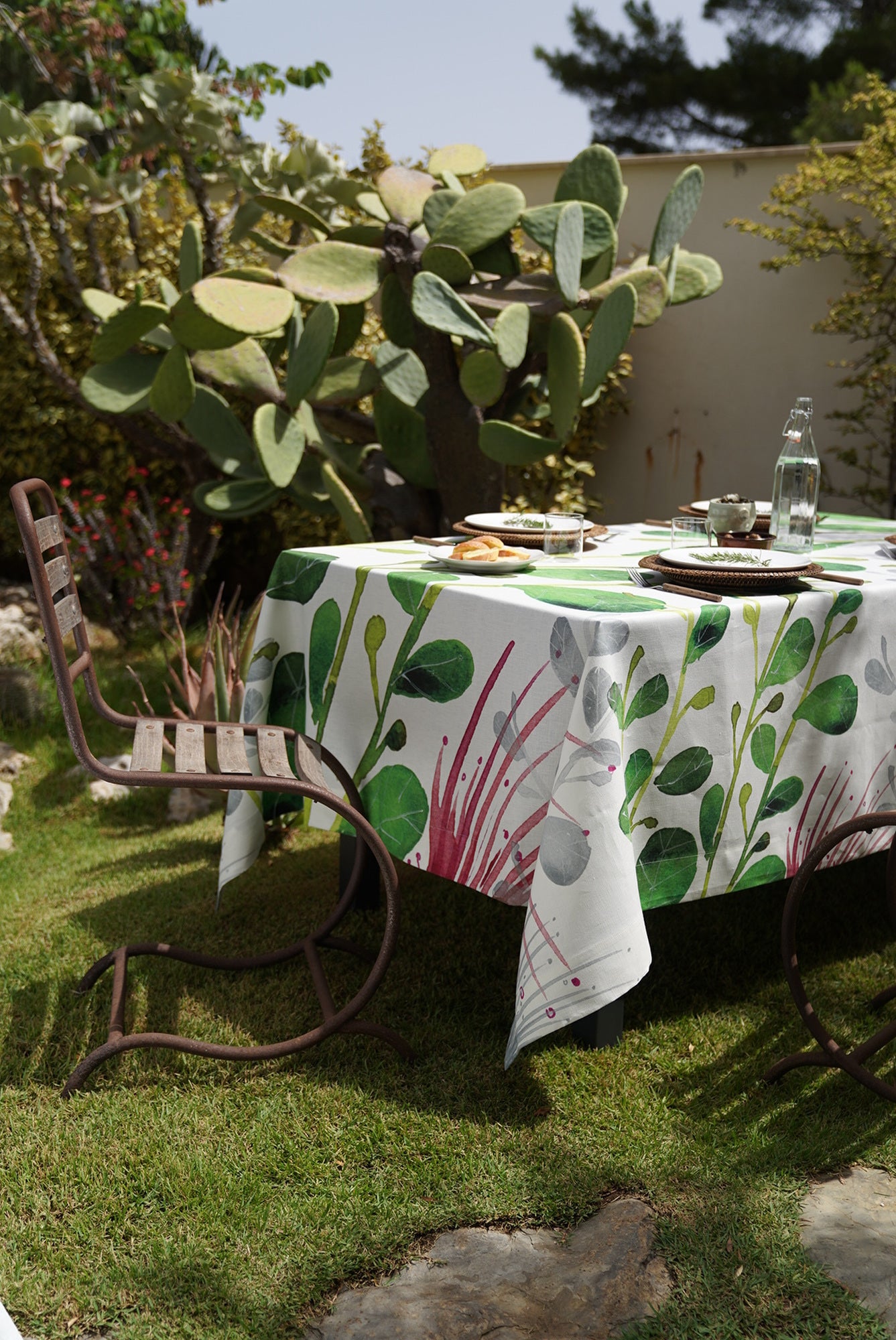 Tablecloths «Capperi» 100% Made in Italy