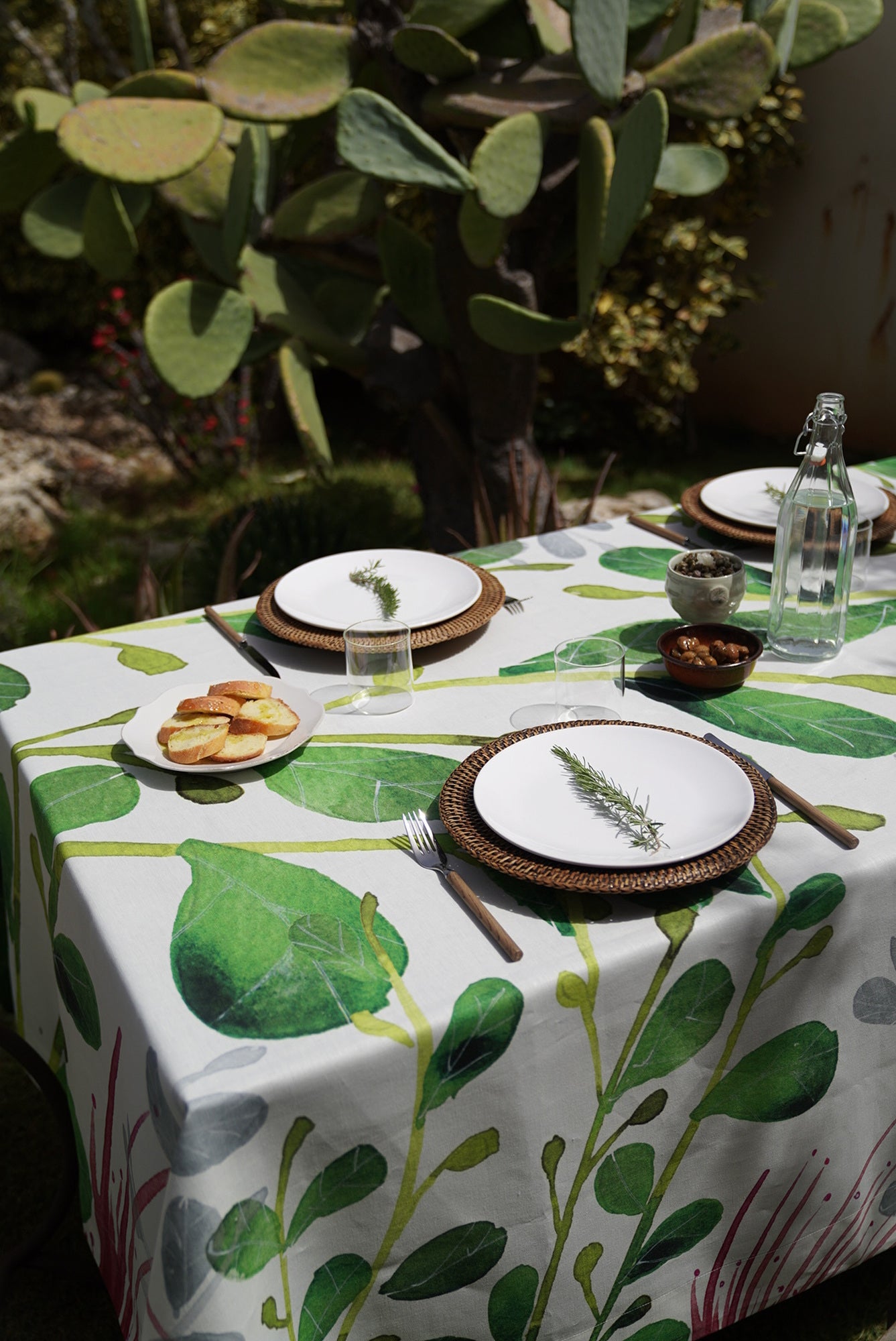 Tablecloths «Capperi» 100% Made in Italy