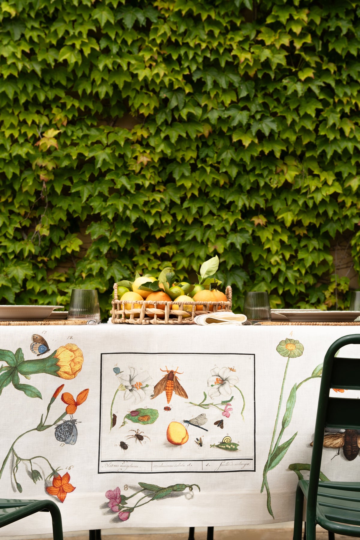 Linen Mantel «Anselmus» 100% Made in Italy The Napking