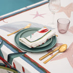 Set de 4 Servilletas Satin «Marzamemi», 100% Made in Italy The Napking