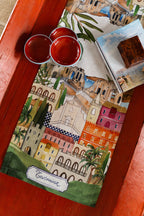 Chemin de table en pur lin «Taormina» 100% Made in Italy | The Napking