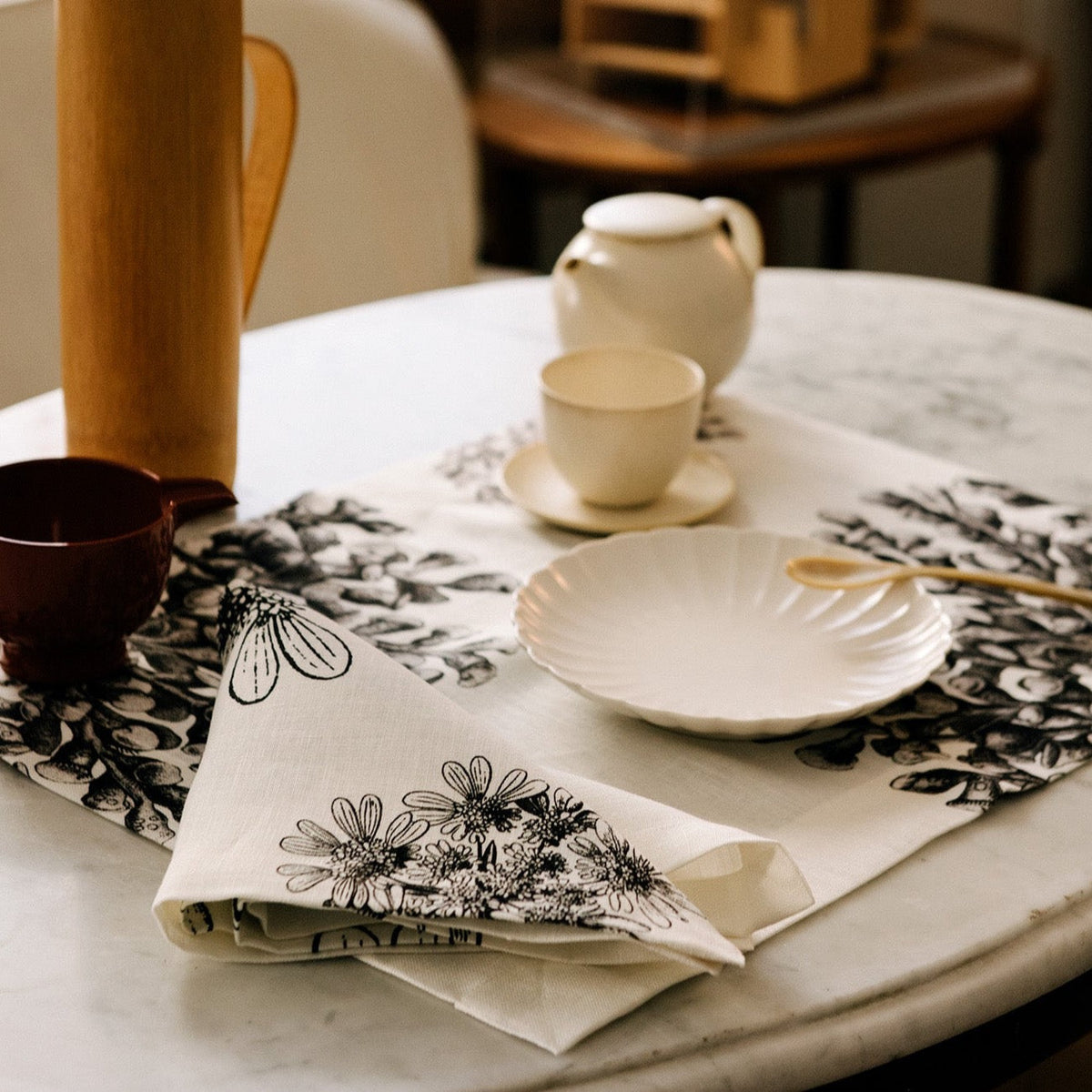 Set aus 4 Tischsets «Stentor» Leinen 100% Made in Italy The Napking