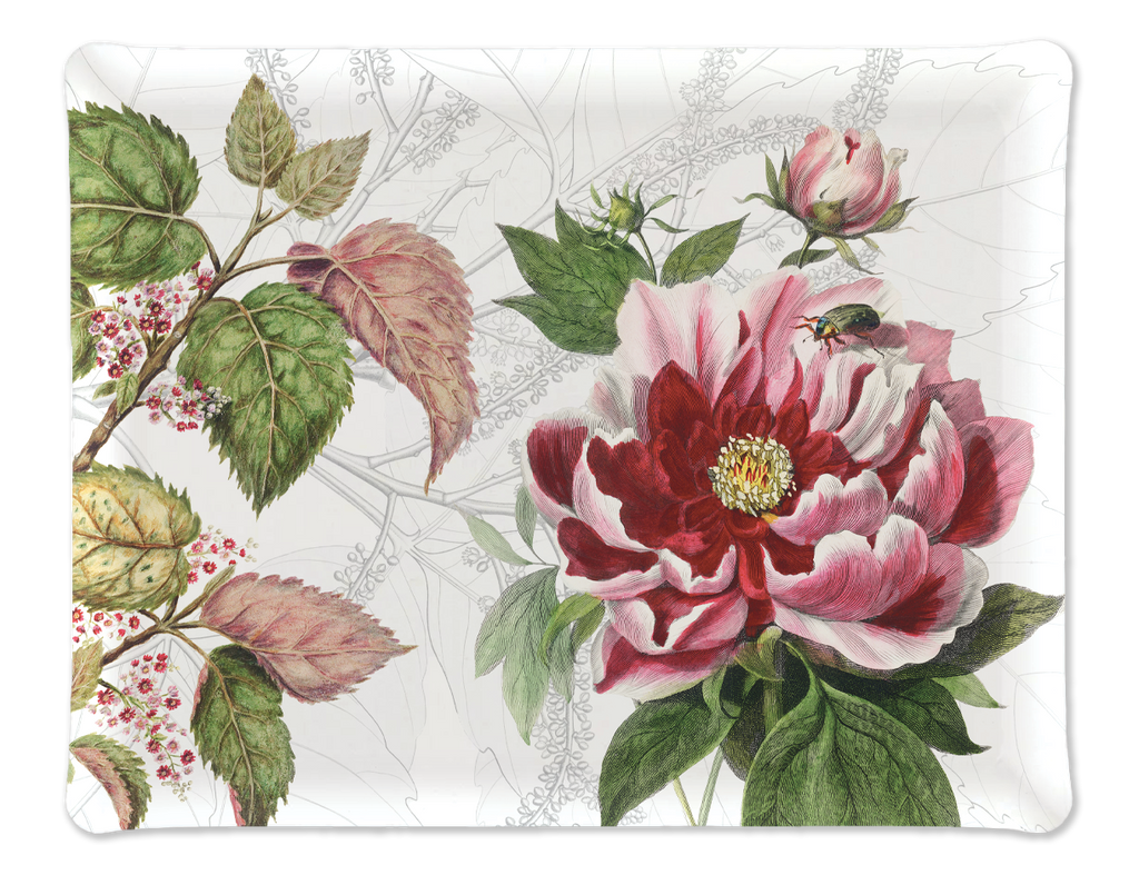 Dafne Acrylic Tray with Printed Linen, The Napking home textile, 37x28