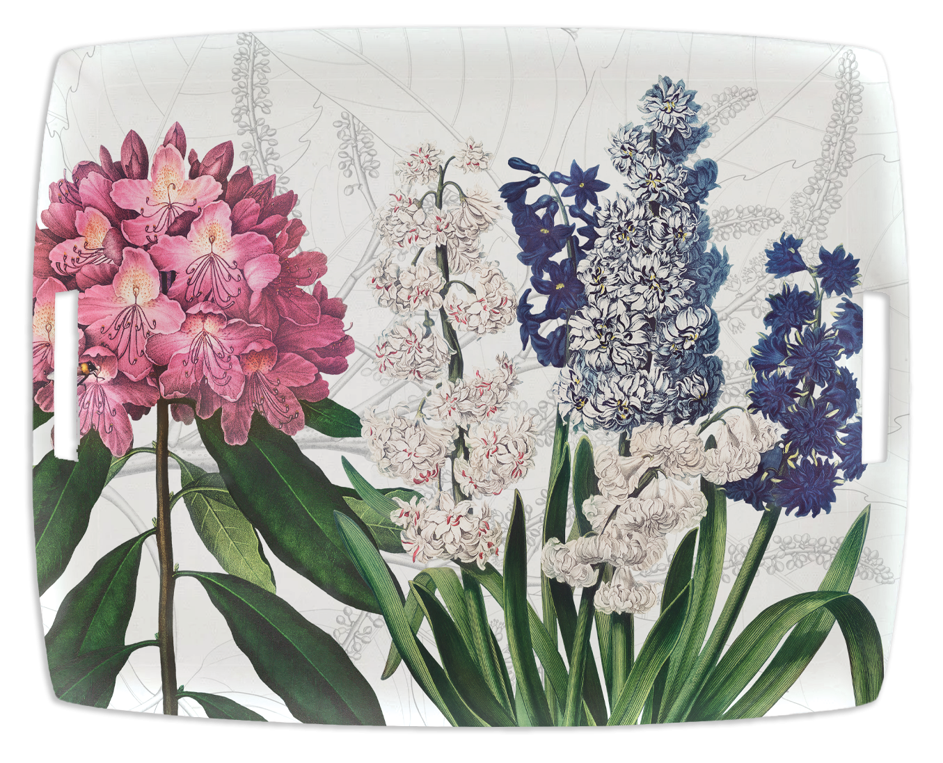 Dafne Acrylic Tray with Printed Linen
