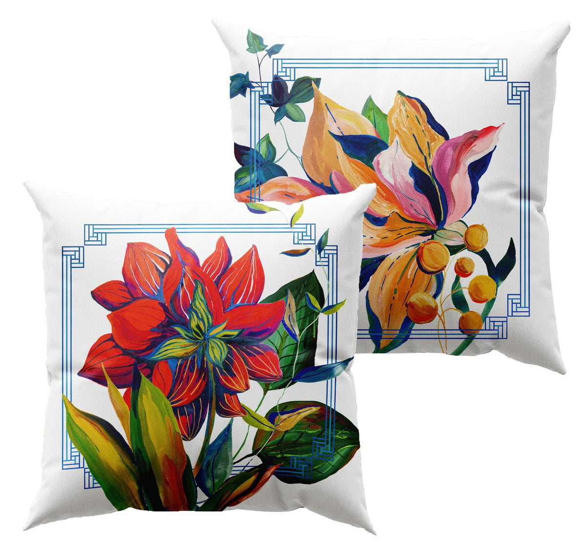 Coussin «Dahlia», 100% Made in Italy The Napking