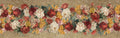 De Ronsard Premium Linen table runner with romantic floral print, view 4