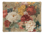 De Ronsard acrylic tray with printed floral linen, view 2