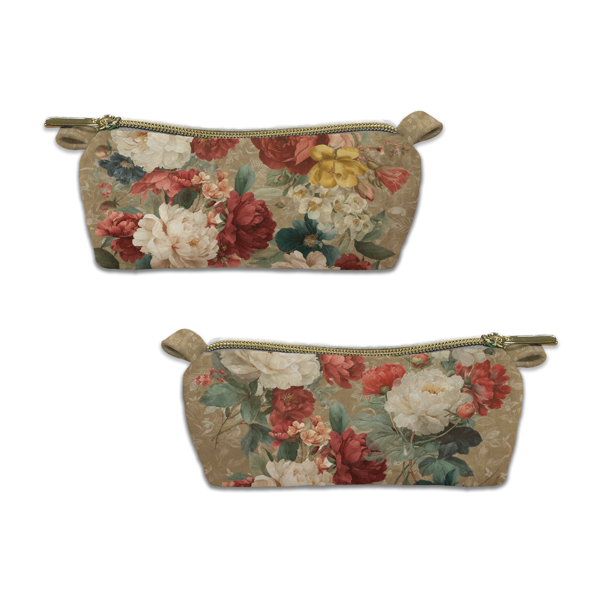 De Ronsard small velvet case with floral print, view 2